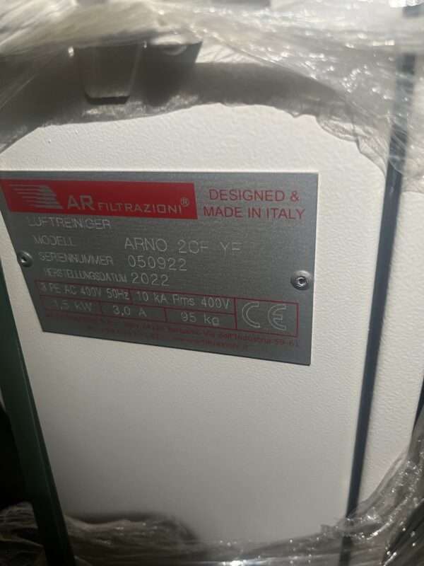 gebr. AR Filtrazioni Modell ARNO 2CF YF Baujahr 2018 (IntNr231085)