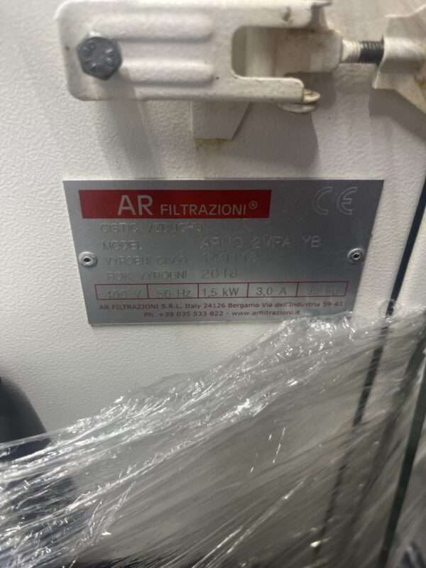merk AR Filtrazioni model ARNO 2VFA_YB, bouwjaar 2018 (IntNo231087)
