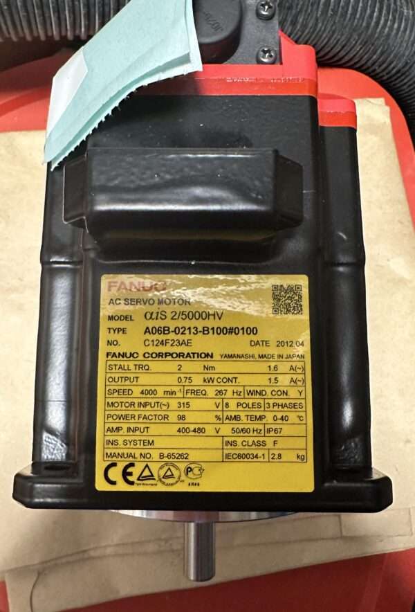 Fanuc SV_Motor_ALPHA _5000_ A06B-0213-B100#0100(IntNr230969) - ਚਿੱਤਰ 5