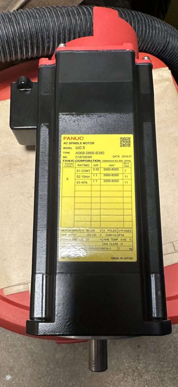 Fanuc SV_Motor_A06-0866-B380 2018 (IntNr230967) - ਚਿੱਤਰ 3