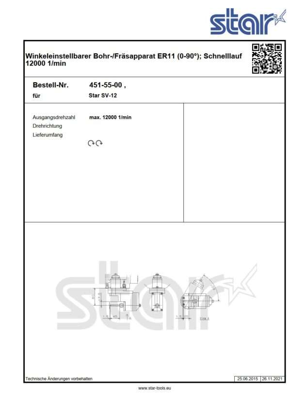 gebr. Werkzeughalter STAR 451-55-00_Star SV-12 (IntNr231139) – Bild 2