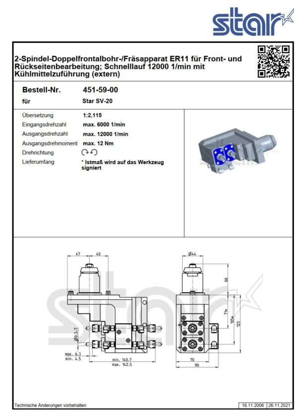 gebr. Werkzeughalter STAR 451-59-00_Star SV-20 (IntNr231140) – Bild 2