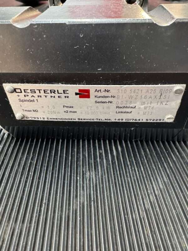 gebr. WKZ-Halter angetr./used toolholder driven Oesterle 0078 mit IKZ_IntNr231214 — изображение 5