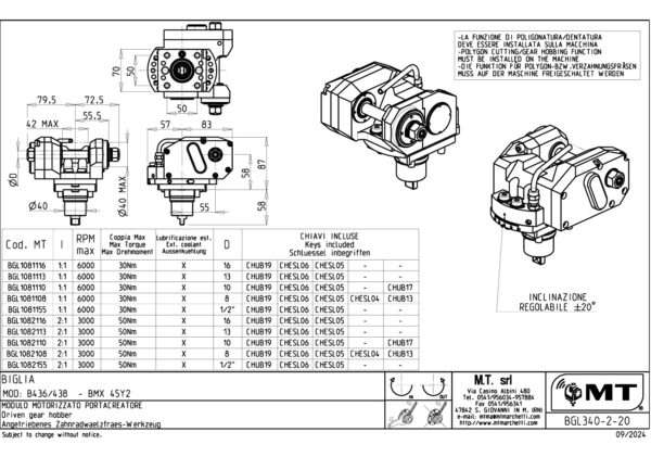 gebr. WKZ-Halter angetr./used toolholder driven MTC 3020-1.1_IntNr231219 — изображение 7